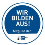 Wir bilden aus! Mitglied der IHK Köln